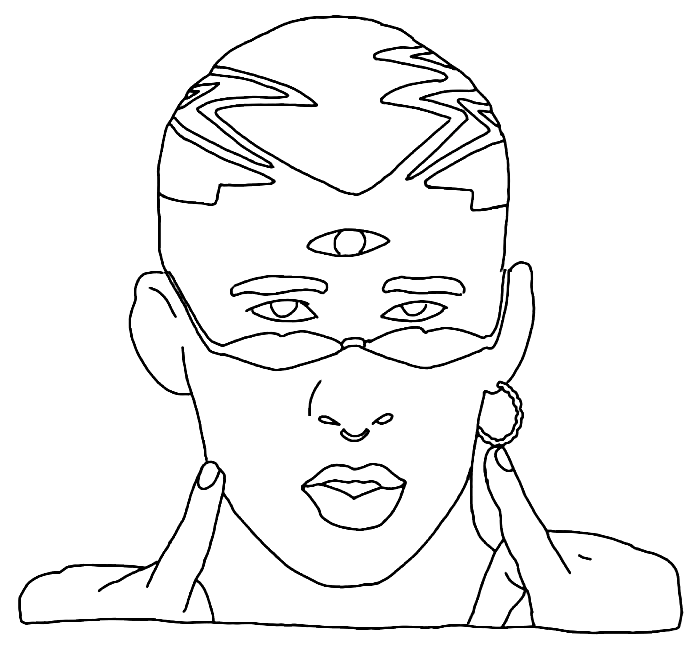 Bad Bunny Coloring Pages Coloring Pages For Kids And Adults