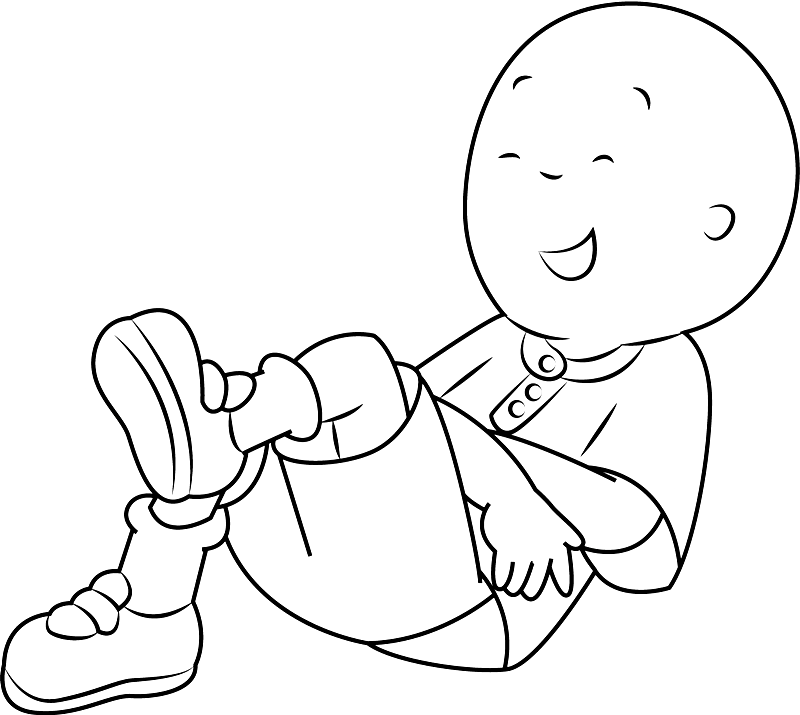 Free Printable Caillou Coloring Page