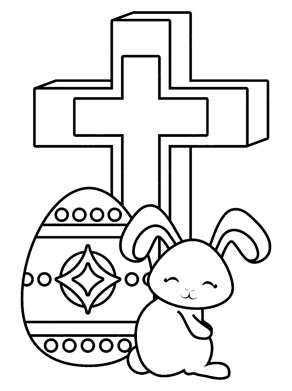 Croce di Pasqua stampabile gratuitamente da Croce di Pasqua