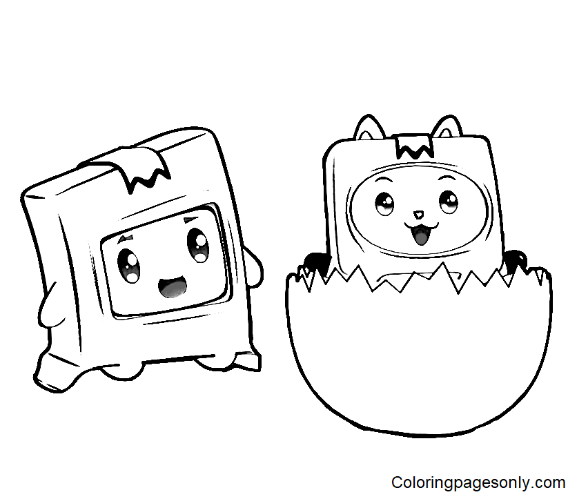 30 LankyBox Coloring Pages Free Printable PDF Online Coloring