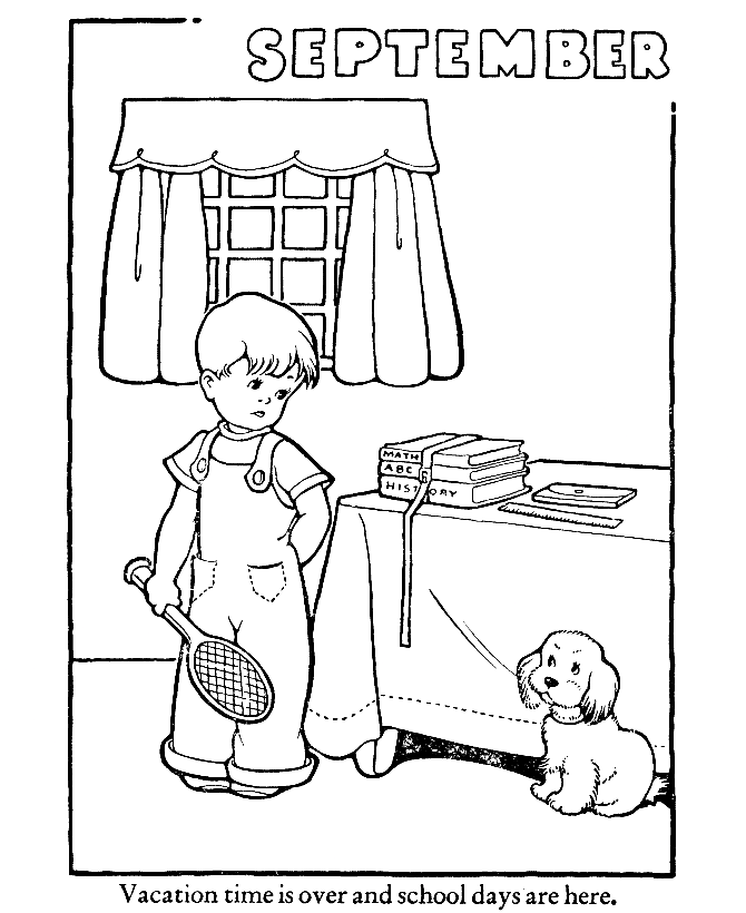 Free September 9 Coloring Page