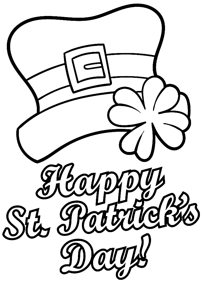 Free St. Patrick’s Day Sheets Coloring Page