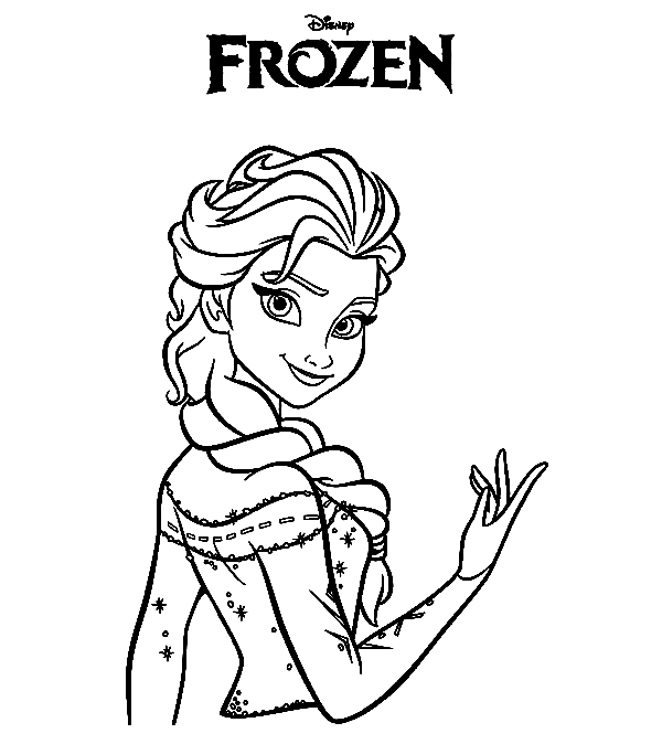 Elsa congelada de Elsa