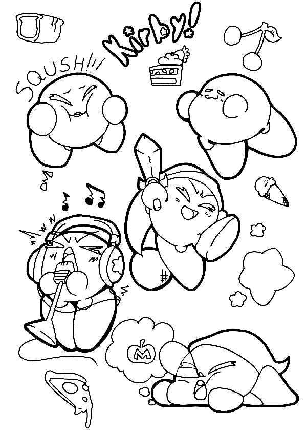 Funny Kirby from Kirby