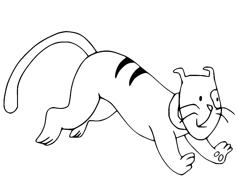 Gilbert es el gato mascota Caillous de Caillou