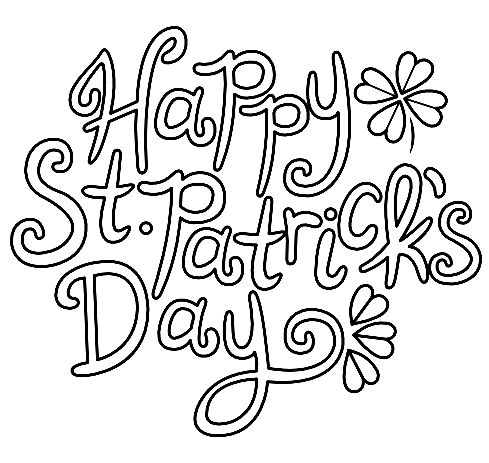 Happy Saint Patrick’s Day Coloring Pages