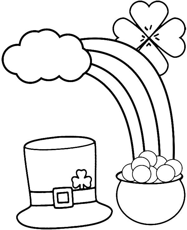 Happy St Patrick’s Day to Print Coloring Pages