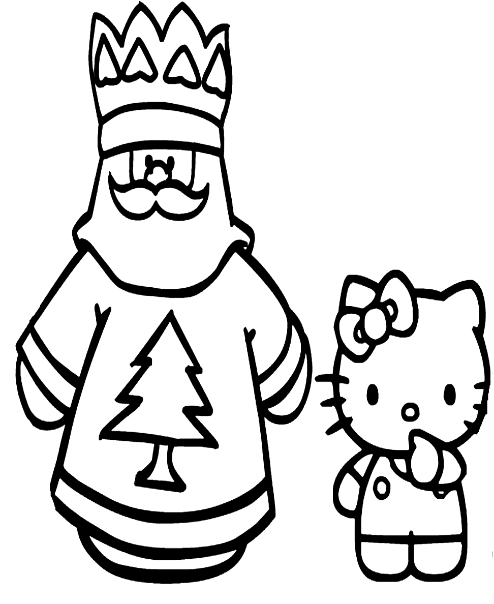 Hello Kitty y Papá Noel de Hello Kitty