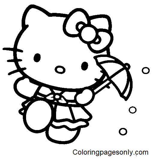 Hello Kitty Kitten Sanrio van Hello Kitty