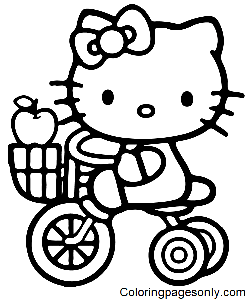 Велосипед Hello Kitty из мультфильма Hello Kitty