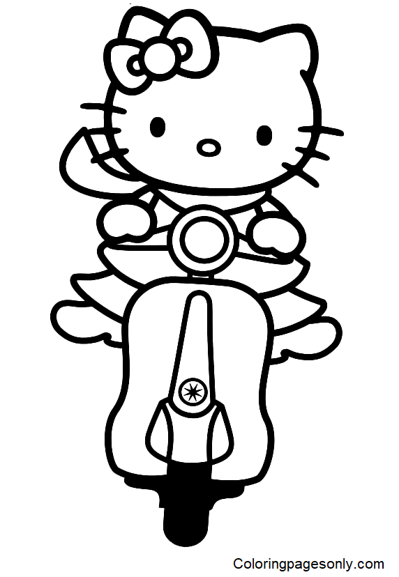 Hello Kitty als emo of punk van Hello Kitty