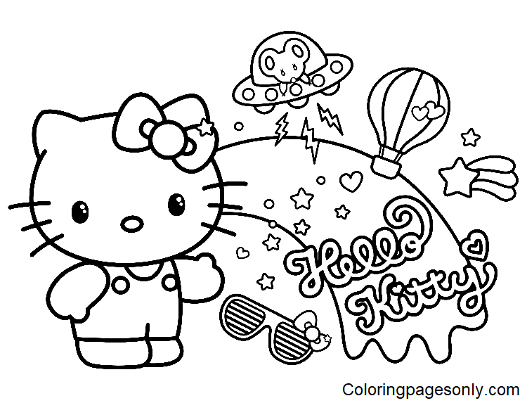 Постер Hello Kitty из мультфильма Hello Kitty
