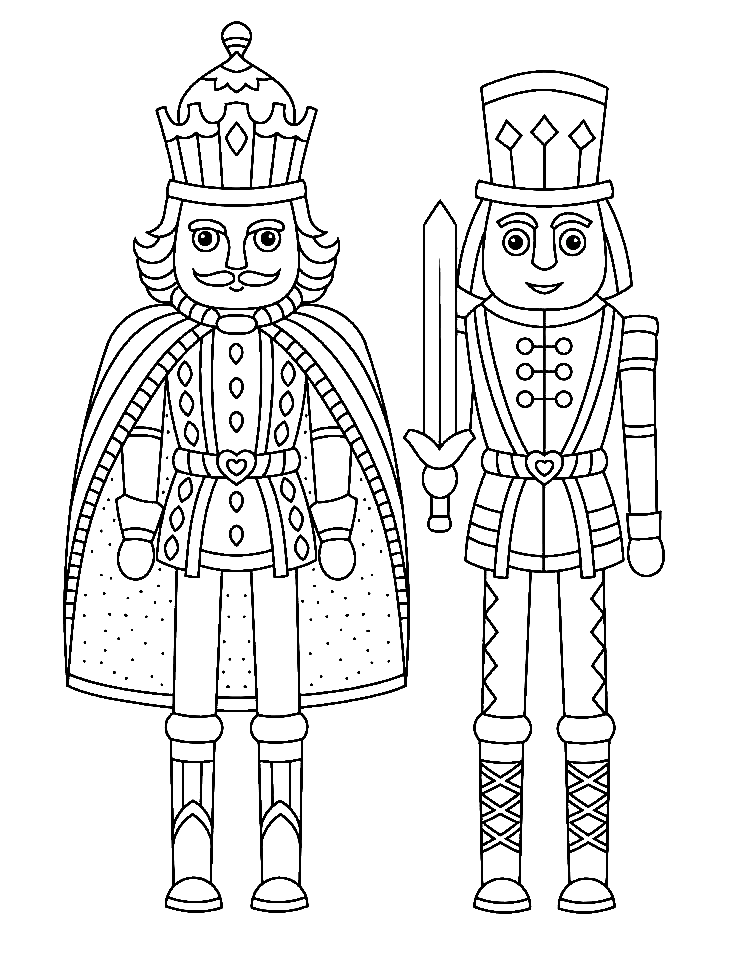 Rei e Cavaleiro Quebra-Nozes from Quebra-nozes