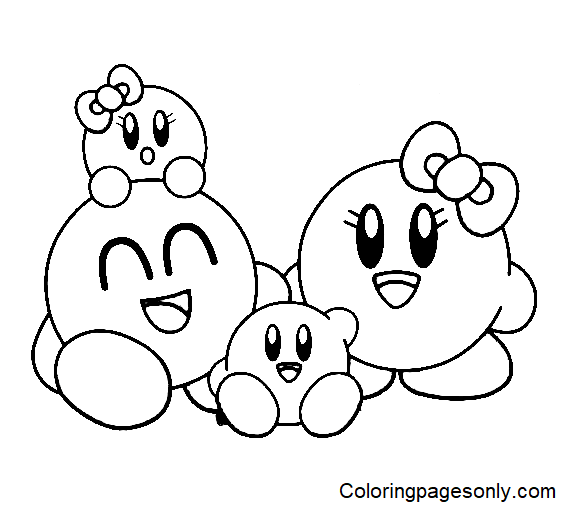 Kirby-Familie aus Kirby