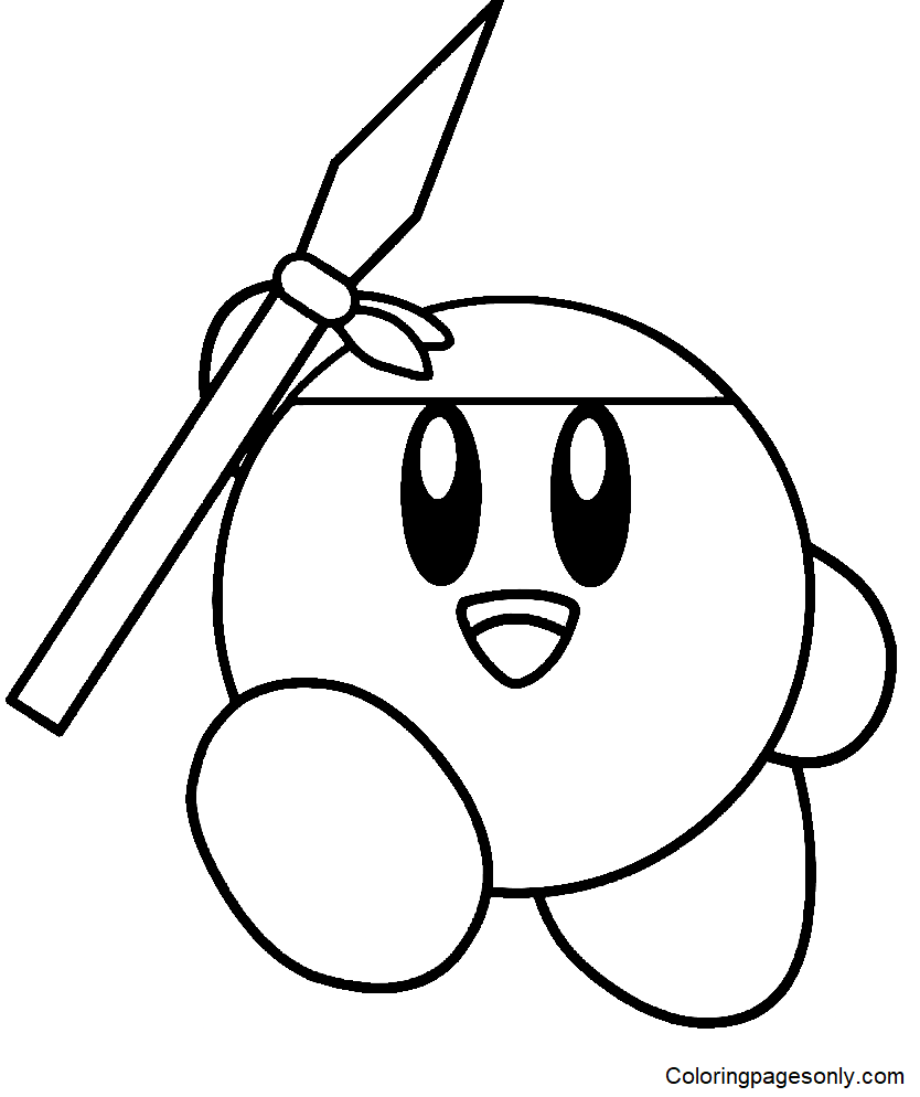Kirby fuyant Kirby