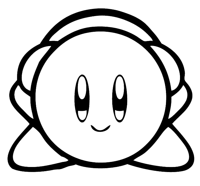 Kirby om af te drukken vanuit Kirby
