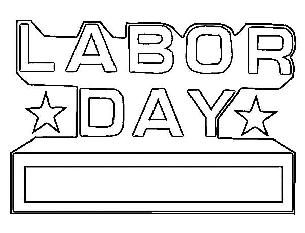 Labor Day Image Coloring Pages