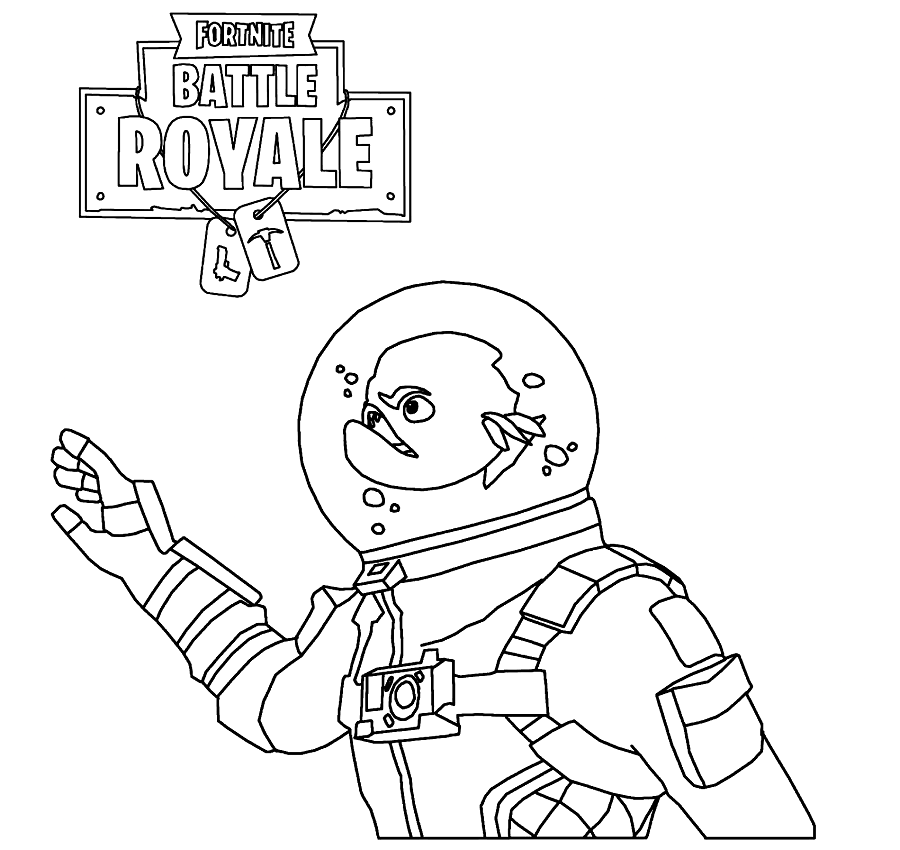 Leviathan Fortnite Coloring Pages