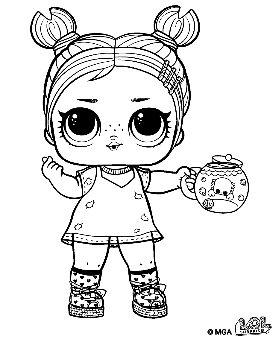 Lol Surprise Doll Claws Coloring Pages