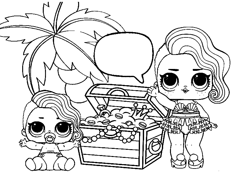 Lol Surprise Doll Free Printable Coloring Pages
