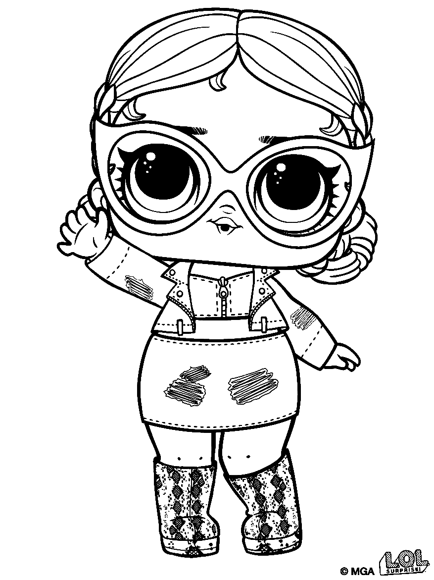 Lol Surprise Doll Image Coloring Pages