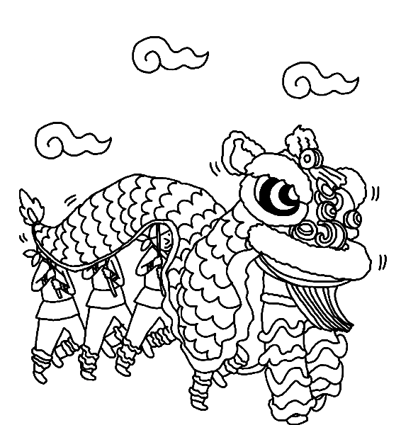 Mid-Autumn Festival for Kids Coloring Page