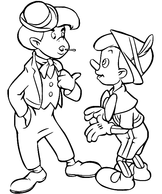 Pinocchio et un Bo de Pinocchio
