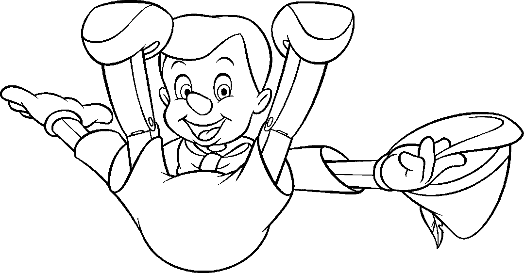 Pinocchio to Download Coloring Page