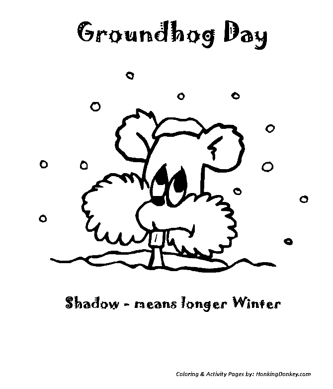 Imprimer le Jour de la marmotte de Groundhog Day