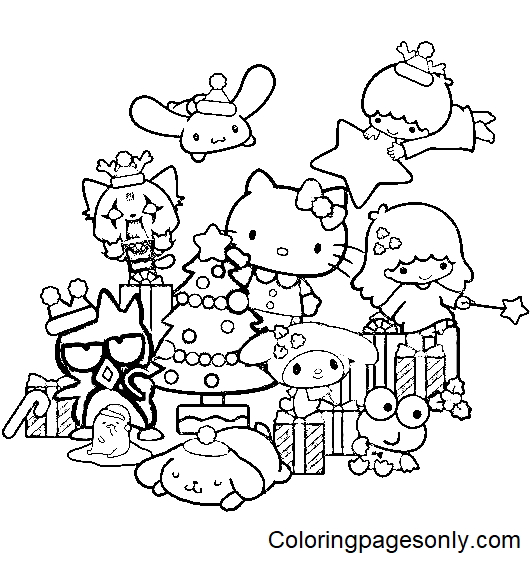 Sanrio Characters Coloring Pages - Sanrio Characters Coloring Pages ...