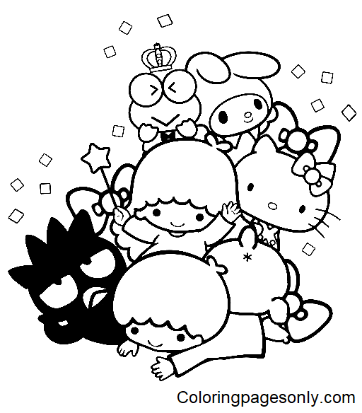 Sanrio coloring book Coloring Pages