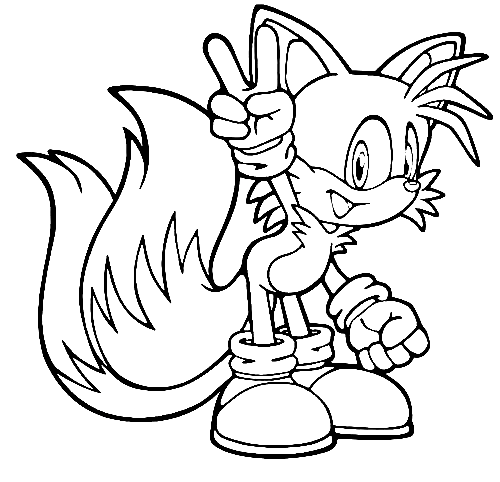 56 Free Printable Tails Coloring Pages
