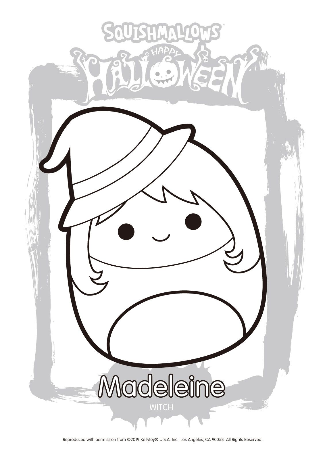 Squishmallows Madeleine Coloring Pages