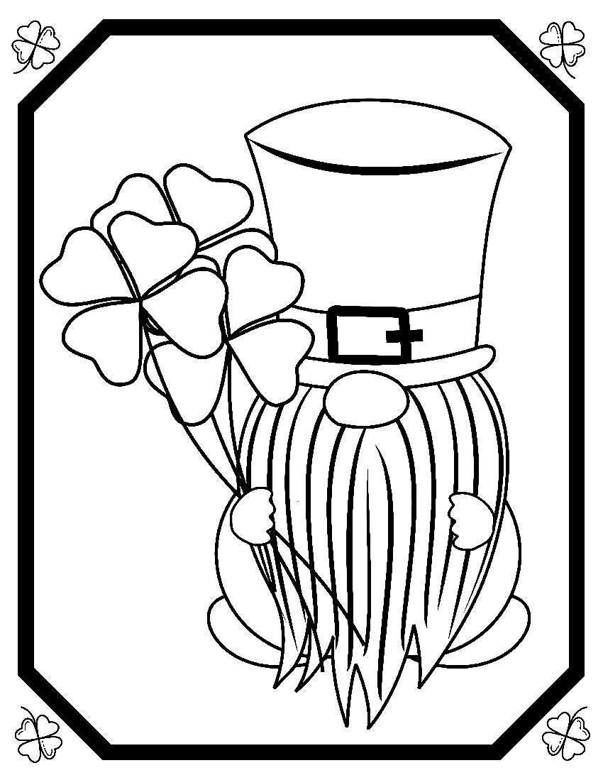 St Patrick’s Day Pictures Coloring Page
