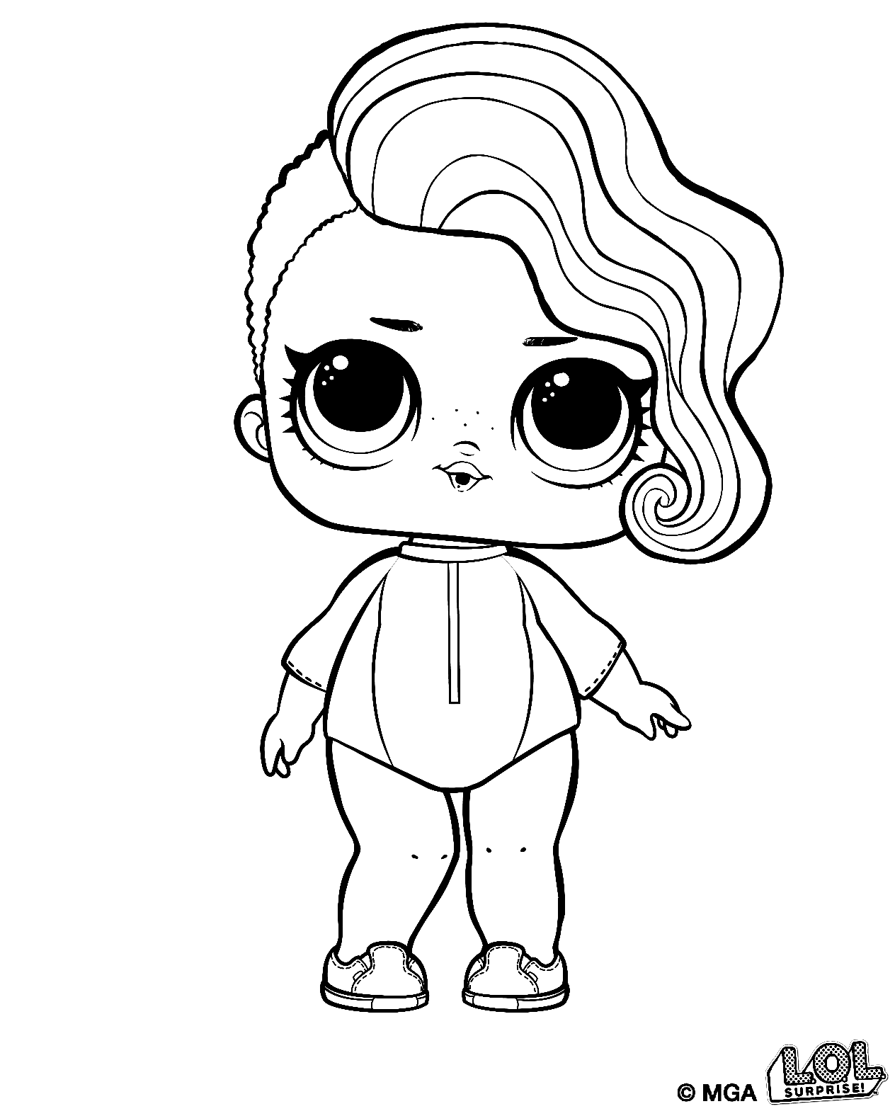 Surfer Babe Coloring Pages - Lol Surprise Doll Coloring Pages - Coloring  Pages For Kids And Adults