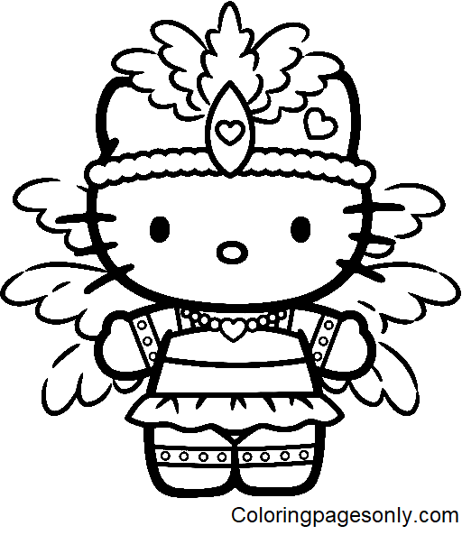 Милая Hello Kitty из Cute Christmas