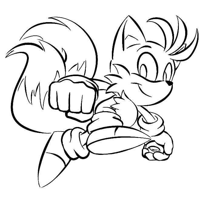 Tails Jumping from Tails