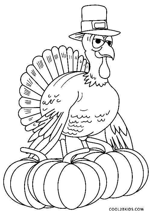 Thanksgiving-Truthahn mit Kürbis aus der Türkei