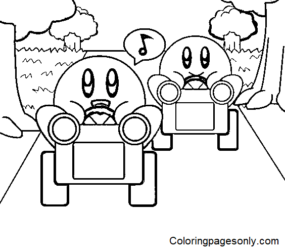 Zwei Kirbys Jeep Racing von Kirby