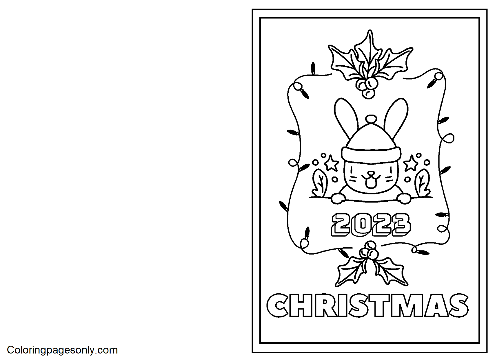 Carte de Noël 2023 de Noël 2023
