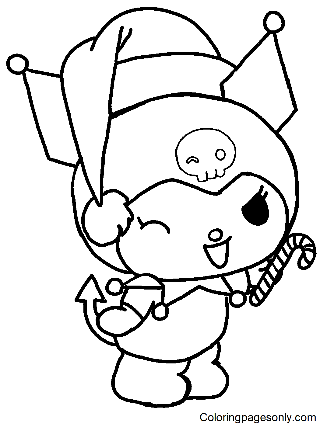 Kuromi Coloring Pages - Free Printable Coloring Pages