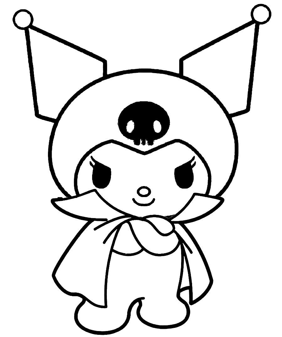 Kuromi Coloring Pages - Free Printable Coloring Pages