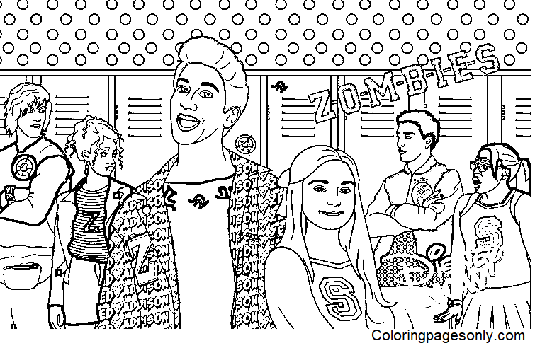 25 Zombies 3 Coloring Pages MickelaAymen