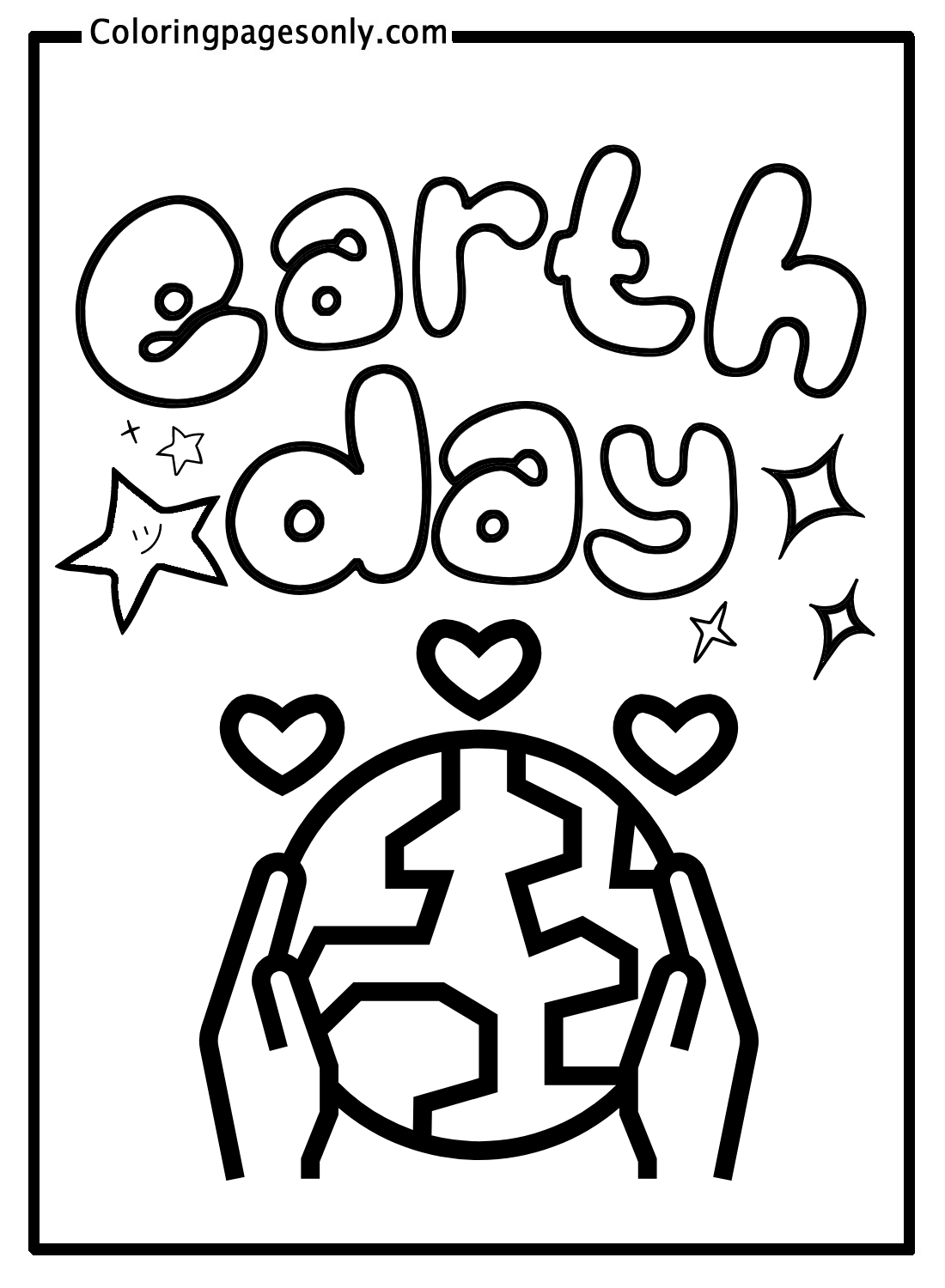 Earth Day Free Coloring Pages