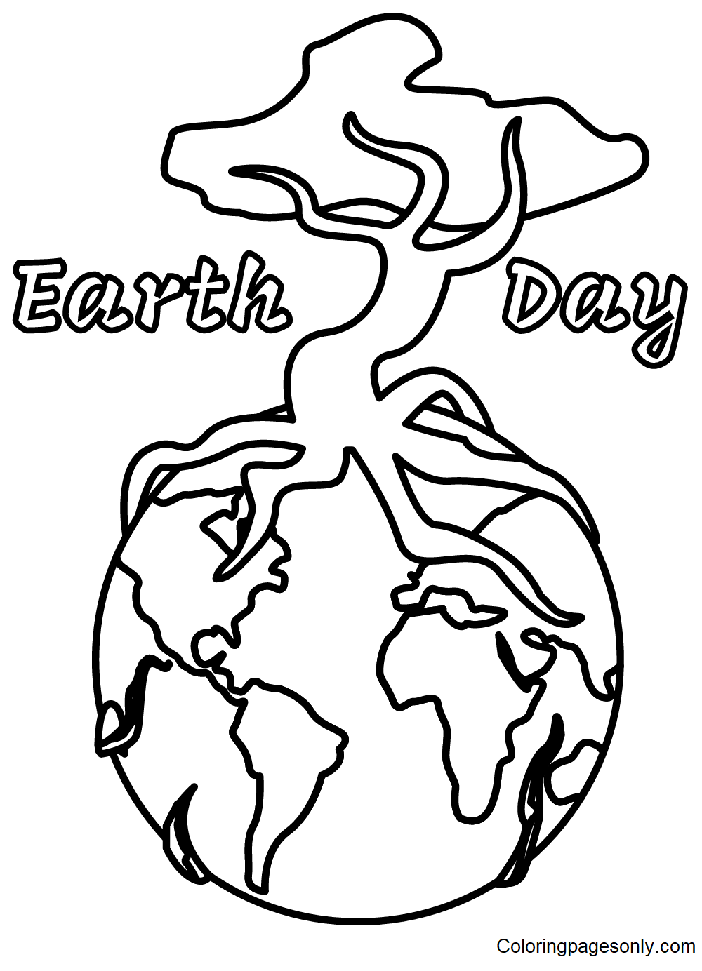 Earth Day color Sheets Coloring Pages