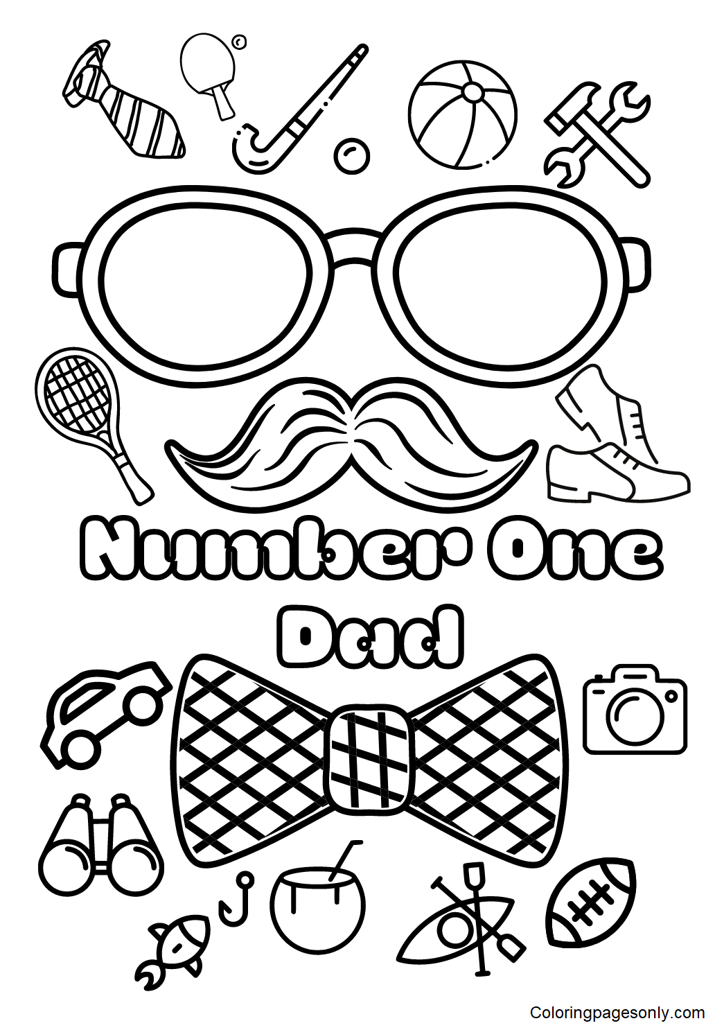 Father’s Day Sheets Coloring Pages