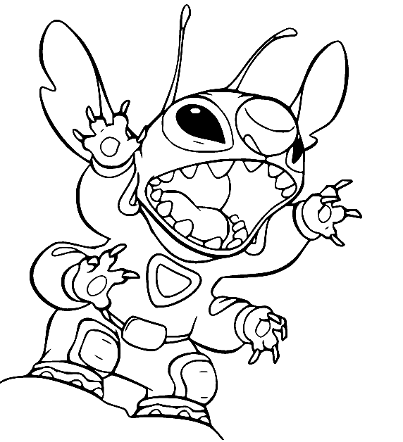 Fierce Stitch Coloring Pages