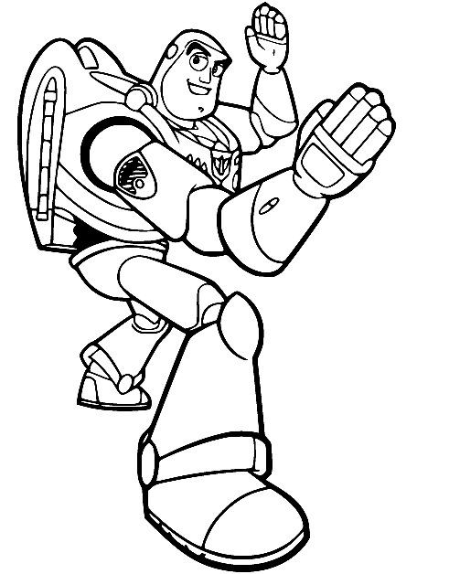Free Buzz Lightyear Sheets Coloring Pages