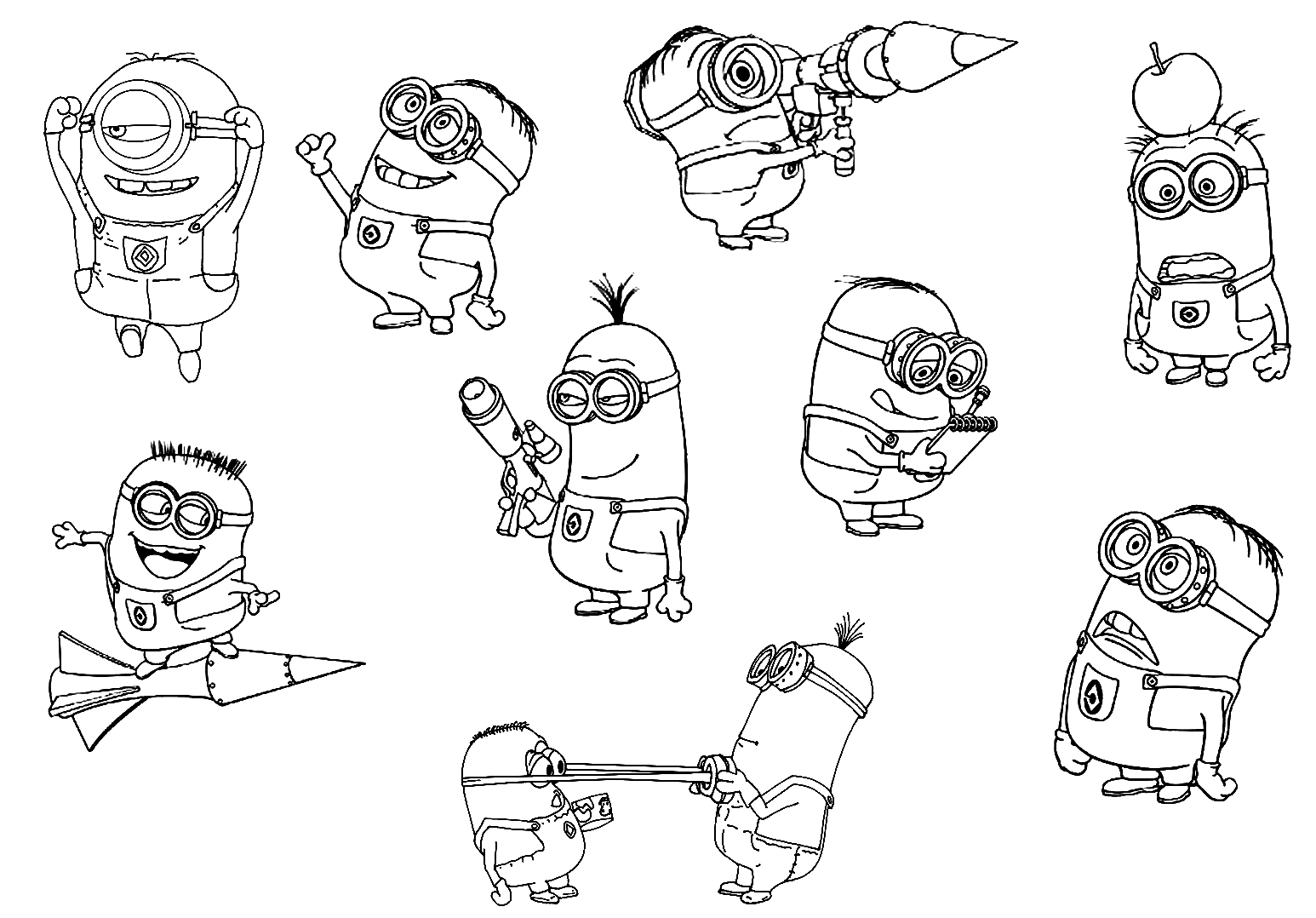 Free Despicable Me S Minions951a Coloring Pages