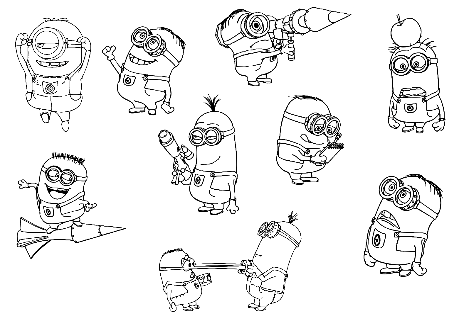 Картинки миньонов раскраска. Раскраски Грю и Миньоны. Миньоны картинки раскраски. Раскраска Гадкий я. Раскраски Гадкий я Миньоны.